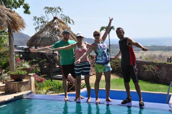 Quase 1.800 dias de viagem em apenas uma foto, no hotel San Juan del Sur, na Nicarágua